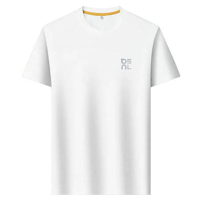 Designer Brand Men's Printed O-neck T-shirt Fashionable Casual Sports Short Sleeved Breathable Cool Luxurious Top Men's Clothing