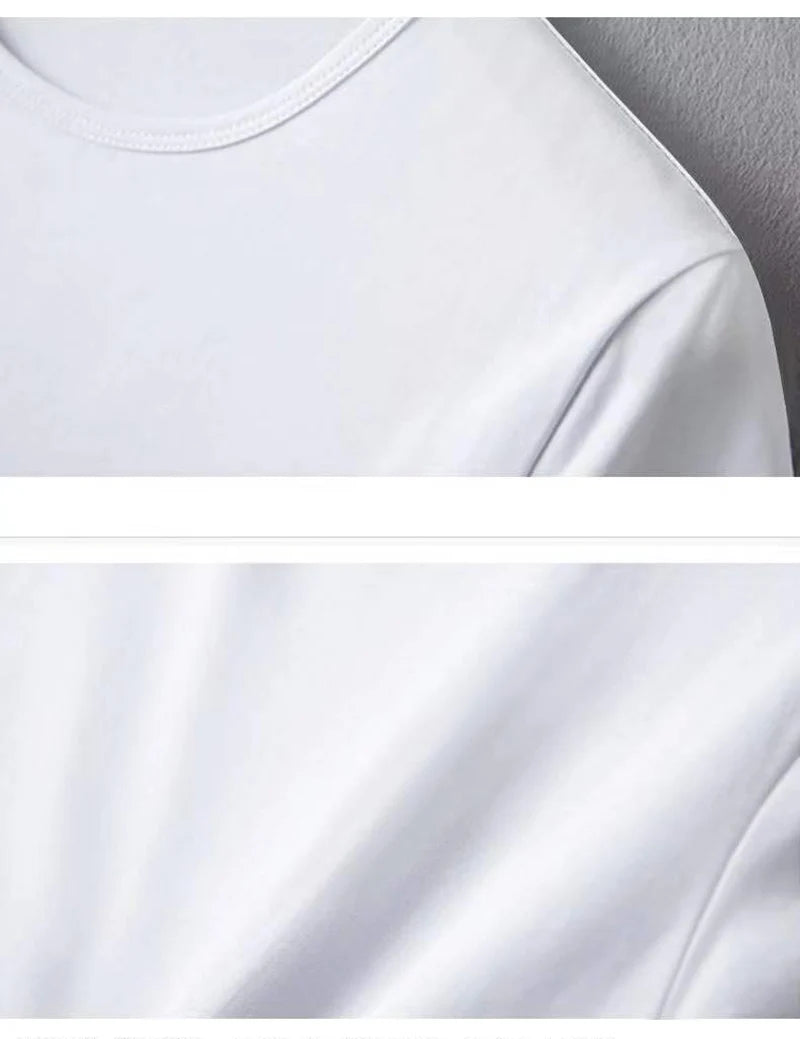 2025 Men's T Shirt Pure Color V Collar Short Sleeved Tops Tees Men T-Shirt Black Tights Man T-Shirts Fitness For Male Clothes