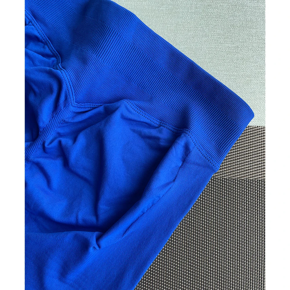 TKITK Leggings Women Seamless Sports Yoga Pants Low Ribbed Band Gym clothes Fitness Workout wear Scrunch Bum Tights