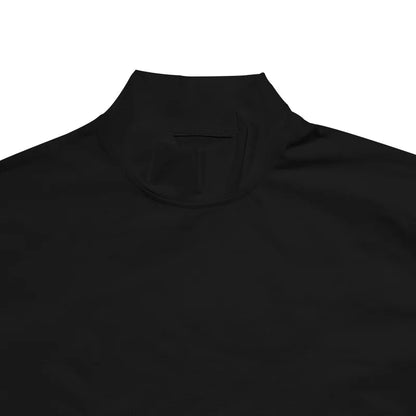 Cross-border Amazon 2024 summer solid color short-sleeved fashion bottoming shirt men's tight turtleneck T-shirt