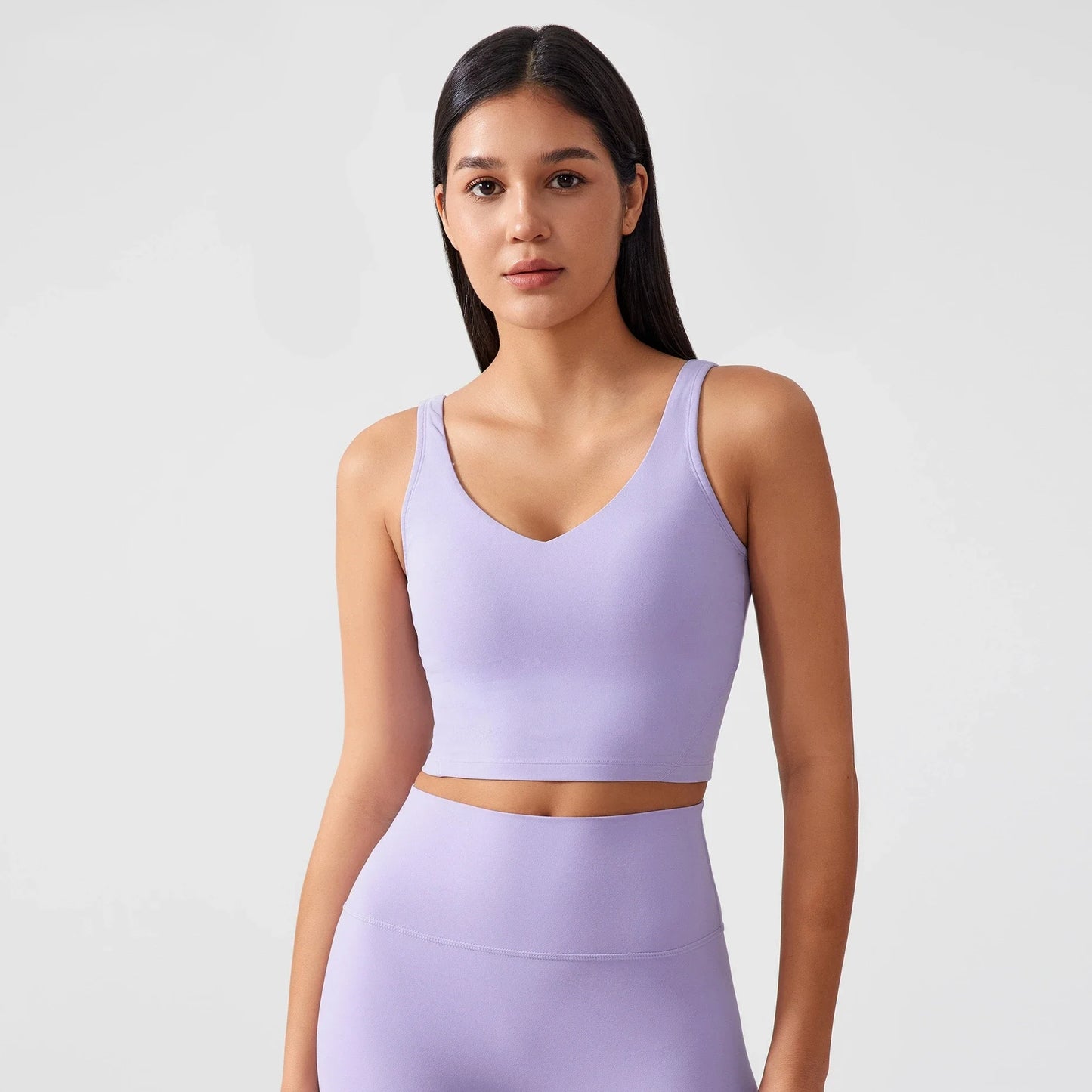 Sports Bra for Women Yoga Top Fixed Chest Pad Gym Vest Shock-proof Workout Tops Yoga Clothes U-shaped Back Fitness Crop Top