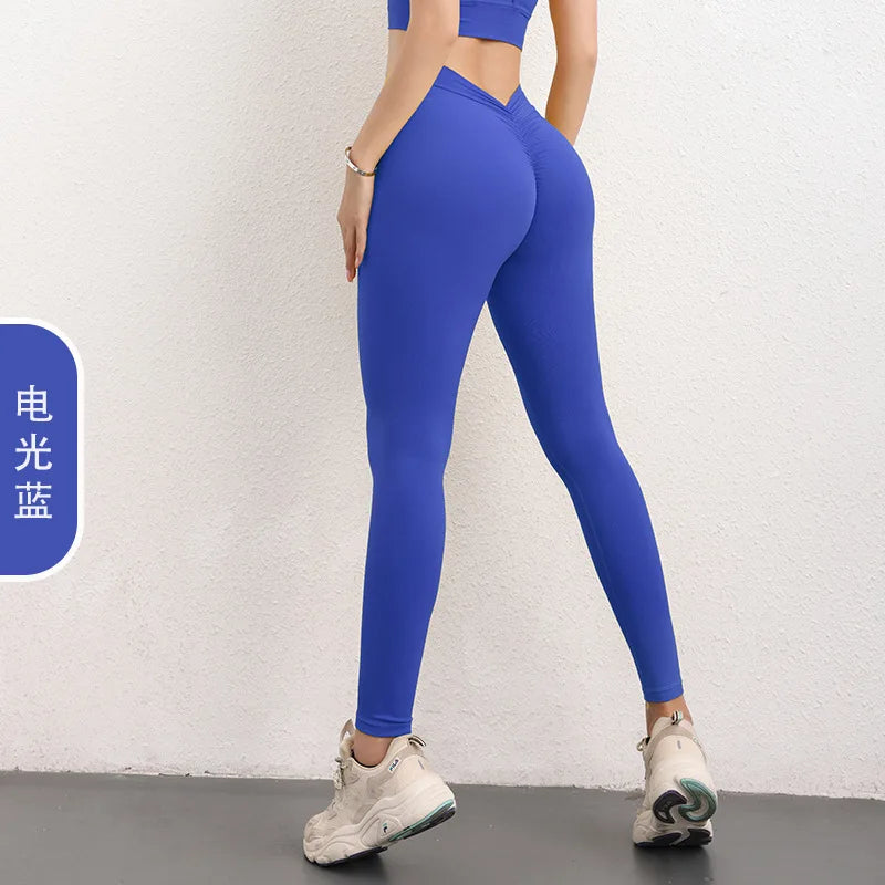 Yoga Sporty Leggings For Women Fitness Women's Leggings Sports Tights Pants Sportswear Woman Gym Trousers Yoga Workout Clothes