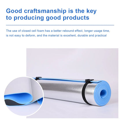 Waterproof Yoga Mat Moisture-proof Yoga Mat Thickened Camping Picnic Mat Portable Multifunction for Fitness Exercise