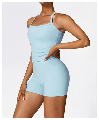 Women Cross Back Yoga Sports Bra Breathable Shock Proof Gym Workout Fitness Push up Top Yoga Running Active Sportswear Vest Bra