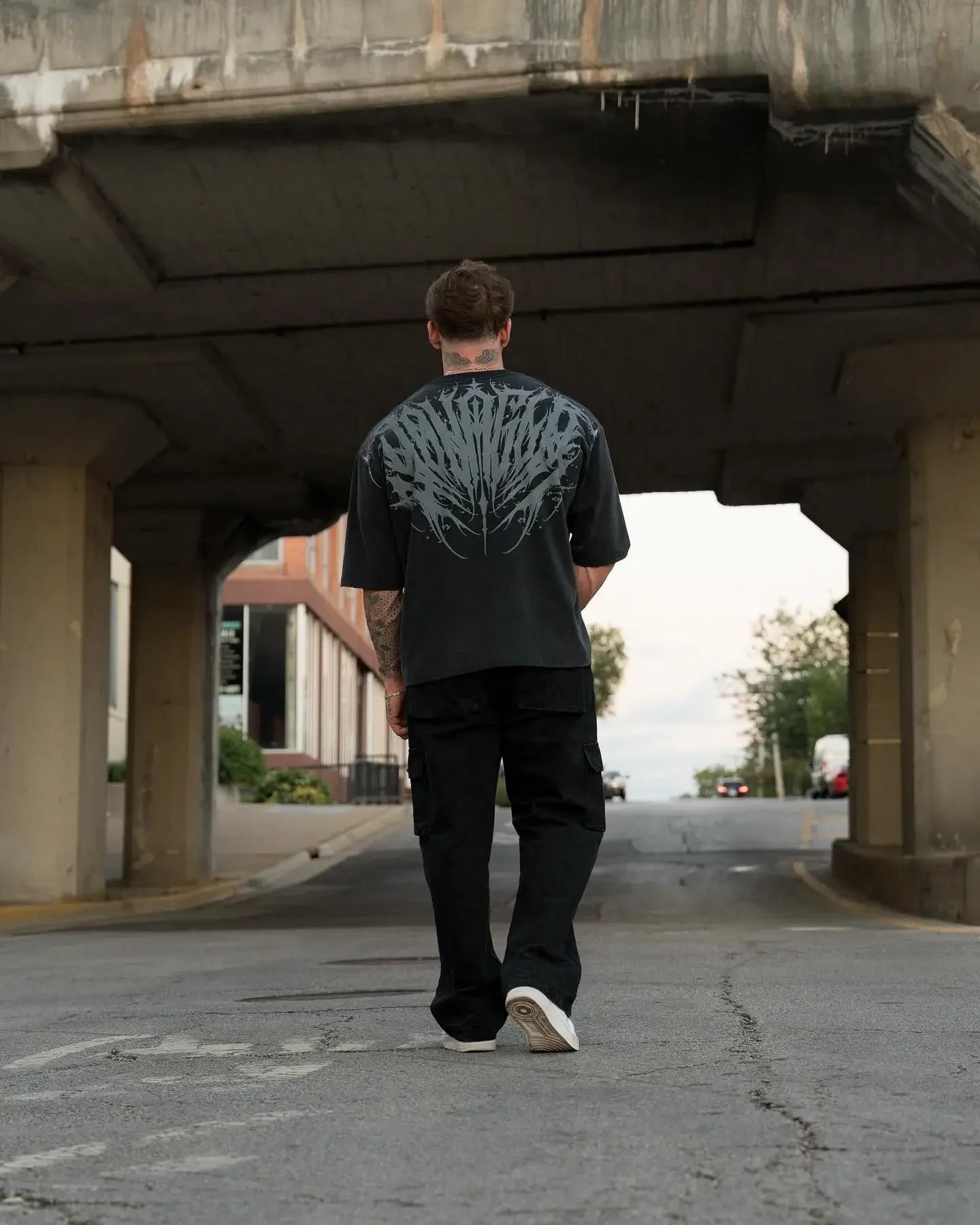 Loose Fit Men's T-Shirt American Trendy Brand Cotton Blend Short Sleeve Fitness Sporty Summer Casual Wear Dry Fast T-Shirt