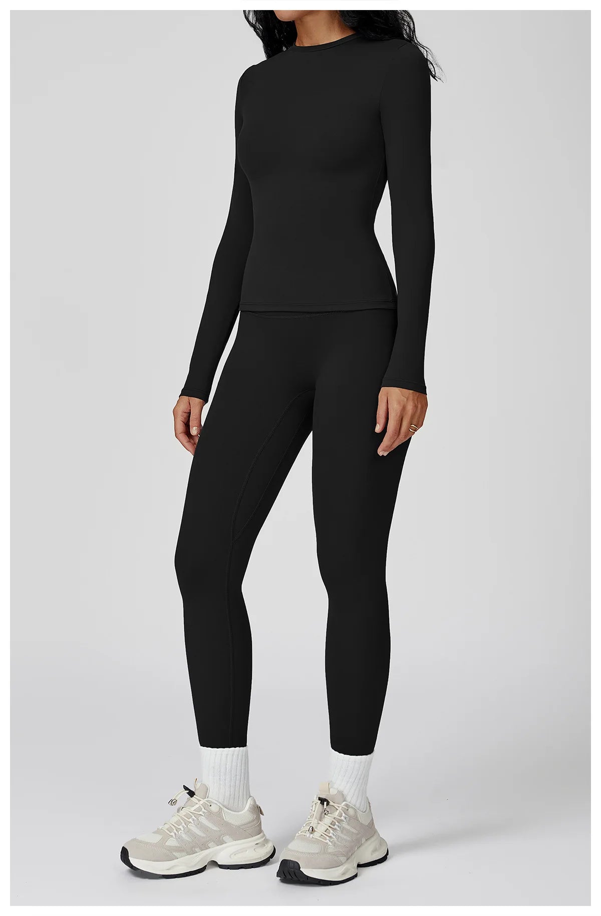 Yoga Shirts Women Long Sleeve Fitness Running Gym Clothes Workout Dry Fit Breathable Slim Fit High Elastic Sport Top Women's Top