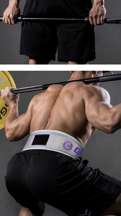 1Pcs Gym Weightlifting Belt Adjustable Waist Back Support Squat Dumbbell Barbell Deadlifts Training Fitness Black Pink Grey