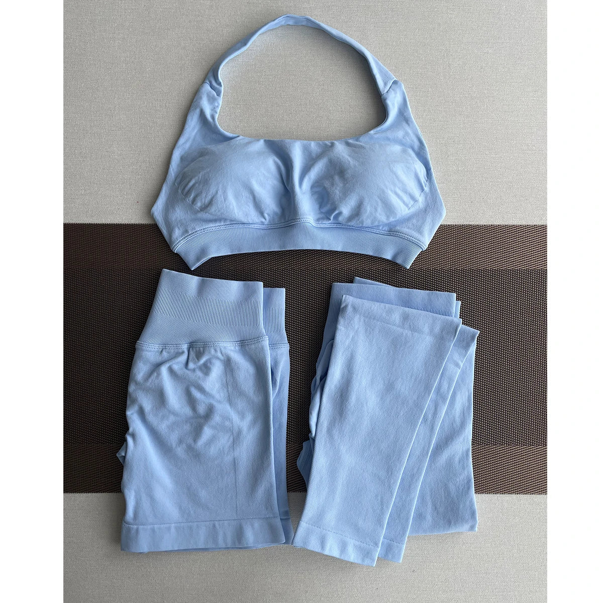 TKITK Leggings Women Seamless Sports Yoga Pants Low Ribbed Band Gym clothes Fitness Workout wear Scrunch Bum Tights