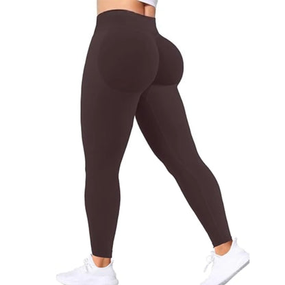 Seamless Women Solid Waist Yoga Pants Three-section Waist Sexy Hip-lifting Tight Sports Pants Fitness Exercise Yoga Pants