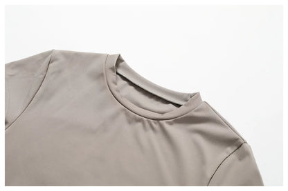 Hearuisavy Casual T-shirt Female Fitness Gym Top Yoga Clothing Sports Short-Sleeved Shirt Women Quick-Dry Workout Shirt Women