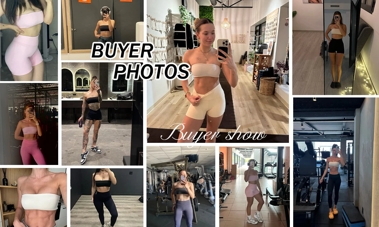 Strapless  Sports Bra Gym Top Women Quick-Drying Yoga Clothes Women Tube Top Fitness Chest Wrap Underwear Workout Bra Female